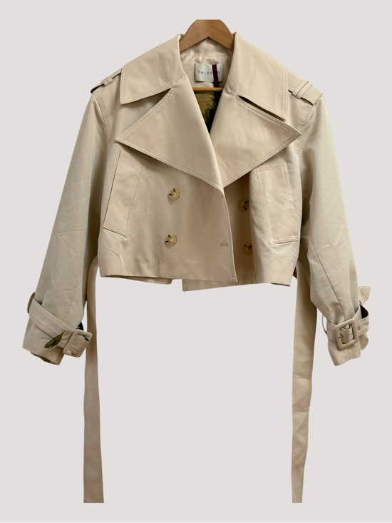 Jackets & Blazers - NWT CNLEEWEI CROPPED TRENCH COAT.